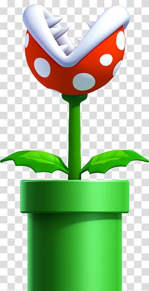 Super Mario Plant, Mario Plant, Mario Bros Png, Super Mario Bros Party Ideas, Superstar Saga, Mario Party 9, Peach Mario Bros, Pot Illustration, Mario Png