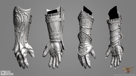 ArtStation - Gloves (Heavy, Medium, Light), KEOS MASONS Armor Hand, Medieval Drawings, Baldur's Gate 3, Team Lead, Metalwork Jewelry, Knight Armor, Baldur's Gate, Game Master, Wizards Of The Coast