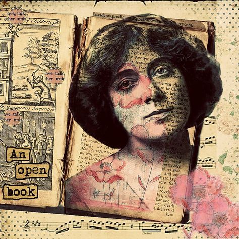 Artist Inspiration - Michelle Caplan - Open Book Michelle Caplan, Textiles Collage, Painted Photographs, Layers Art, Musician Portraits, Collage Work, Mixed Media Portrait, Mixed Media Art Tutorials, Collage Portrait