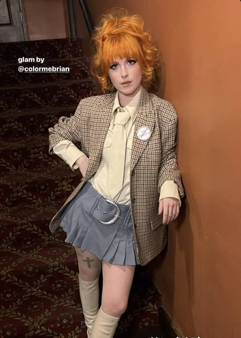 Haley Williams This Is Why, Haley Williams 2023, Hayley Williams Iconic Outfits, Hayley Williams Inspired Outfits, Paramore Aesthetic Outfits, Paramore Outfits Hayley Williams, Paramore Outfits Style, Hayley Williams Tour Outfits 2023, Hayley Williams Outfits 2023