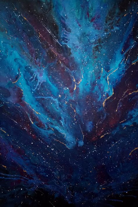 NFT Artist, NFT art, Painting Universe Painting Acrylic, Universe Painting, Painting Gold, Painting Acrylic, Acrylic On Canvas, The Universe, Original Paintings, Acrylic Painting, Universe