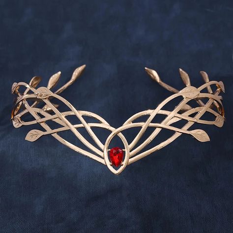 Goddess Cosplay Forehead Round Elves Crowns Tiara Women Man Vintage Leaf Headband Bridal Hair Accessories Crown Wedding Headwear - AliExpress 36 Forehead Tiara, Goddess Cosplay, Tiara Collection, Headband Bridal Hair, Hair Accessories Crown, Leaf Headband, Wedding Headwear, Leaf Crown, Crown For Women