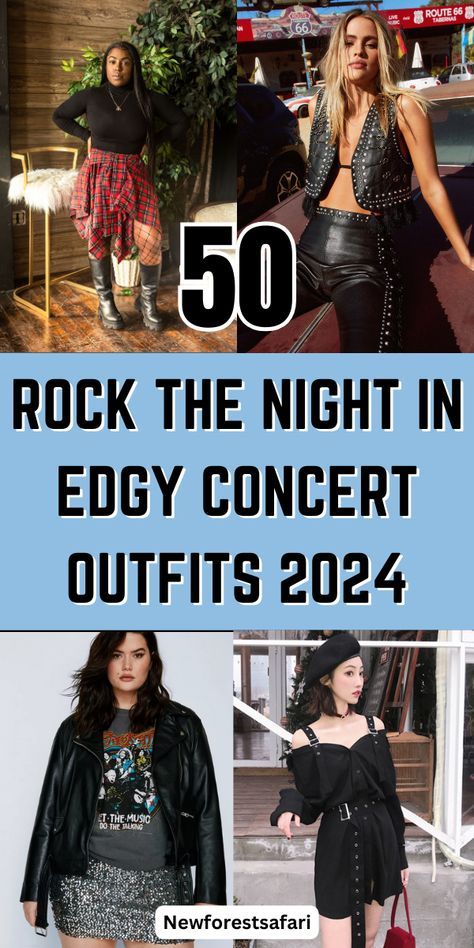 Dropkick Murphys Concert Outfit, Rocky Outfits Women, The Used Concert Outfit, Alternative Music Concert Outfit, Indoor Rock Concert Outfit, Grunge Outfits For Concerts, Concert Outfit Ideas Latin, Rock And Roll Chic Outfits, Rockstar Outfit For Women Party