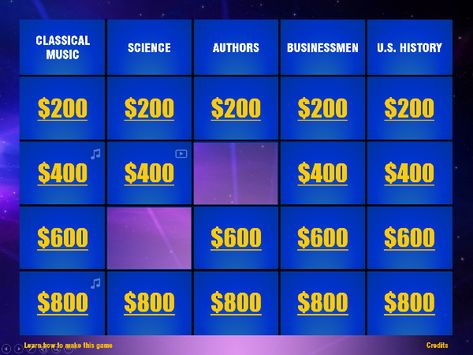 Applying Triggers to the Jeopardy Game Powerpoint Tricks, Jeopardy Game, Powerpoint Animation, Powerpoint Games, Slide Background, Lake Trip, Business Board, Hidden Objects, Game Background