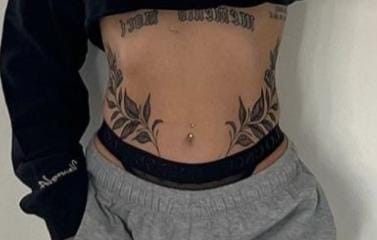 Hips Tattoo, Tattoo Belly, Nana Tattoo, Lower Belly Tattoos, Belly Button Tattoos, Abdomen Tattoo, Left Arm Tattoo, Lower Stomach Tattoos, Tummy Tattoo