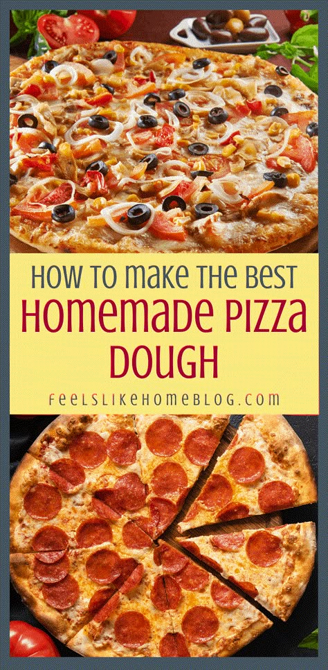 Pizza Dough Instant Yeast, The Best Homemade Pizza Dough Recipe, The Best Homemade Pizza Dough, Best Homemade Pizza Dough, Sheet Pan Pizza, Pizza Dough From Scratch, The Best Homemade Pizza, Homemade Pizza Dough Recipe, Thick Crust Pizza