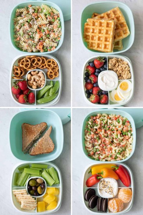 Kids Lunch Box Ideas, Kids Lunch Box Meals, Lunch Ideas For Kids, Lunch Options, Lunch Box Ideas, Meal Prep Snacks, Healthy Lunch Snacks, Healthy School, Healthy School Lunches