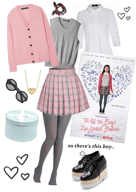 Lara Jean Covey Outfits, Lara Jean Covey, Jean Clothes, Movie Inspired Outfits, Nerd Fashion, Lara Jean, Character Inspired Outfits, Costume Inspo, Tv Show Outfits