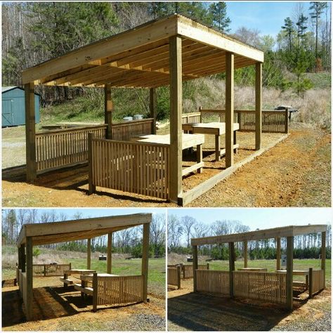 Shooting range                                                                                                                                                      More Backyard Shooting Range, Shooting Range Ideas, Diy Shooting Range, Shooting Range Diy, Home Shooting Range, Shooting Bench Plans, Shooting Stand, Outdoor Shooting Range, Shooting Table