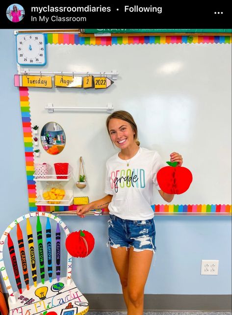 Classroom Ideas For Kindergarten, Setting Up Preschool Classroom, First Grade Classroom Theme Decor, Classroom Boarders Ideas, Small Pre K Classroom Set Up, Tk Classroom Themes, Lower Elementary Classroom Setup, Prekindergarten Classroom Setup, Kindergarten Classroom Inspiration