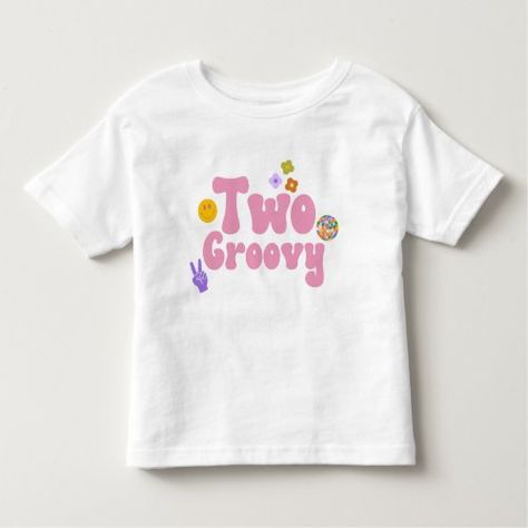 $17.20 | Two Groovy Retro 70's 2nd Second Birthday Pink #birthday, groovy, pink, t-shirt, shirt, girl, toddler, two, second, 2nd Peace Sign Flowers, Sign Flowers, Two Groovy, 3 Birthday, Toddler Tops, 70s Hippie, Fourth Birthday, Groovy Retro, Third Birthday