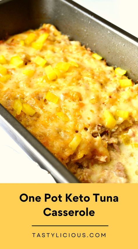 one pot keto tuna casserole recipe | easy keto tuna casserole recipe | keto tuna casserole ingredients Keto Tuna Casserole, Dinner One Pot, Casseroles Recipes, Keto Tuna, Bright Line Eating Recipes, Tuna Casserole Recipes, Keto Casseroles, Low Carb Casseroles, Tuna Casserole