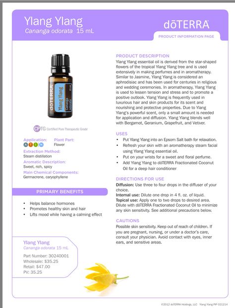 Doterra Ylang Ylang www.mydoterra.com/christinapureliving Christinapureliving@yahoo.com ** Doterra Ylang Ylang, Ylang Ylang Essential Oil Benefits, Terra Essential Oils, Doterra Oils Recipes, Esential Oils, Oregano Essential Oil, Doterra Oil, Essential Oils 101, Doterra Essential Oils Recipes