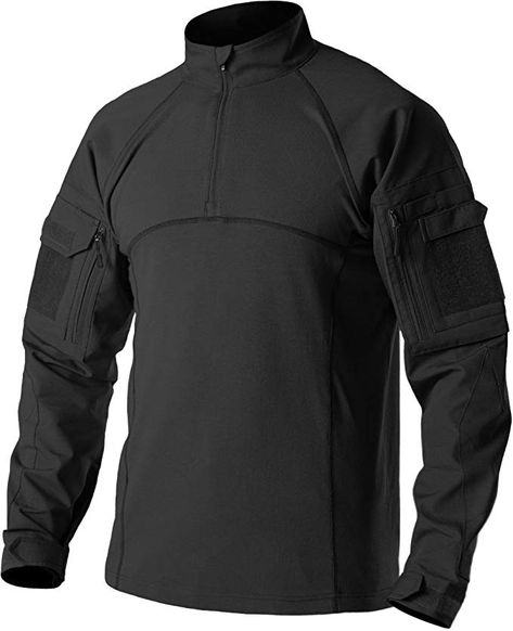 CQR Men's Combat Shirt Tactical 1/4 Zip Assault Military Top #AffiliateLink Combat Uniforms, Tactical Wear, Tactical Shirt, Combat Shirt, Combat Trousers, Military Combat, Safety Clothing, Tactical Clothing, Camo Shirts