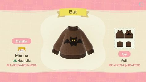 Animal Crossing, Bat, Custom Design, Coding, Halloween, Animals