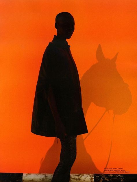 Grace Bol, Viviane Sassen, Pop Magazine, Shadow Play, Dutch Artists, Shades Of Orange, Photo Colour, Editorial Photography, Beautiful Images