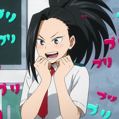 | momo yaoyorozu | Anime, Black