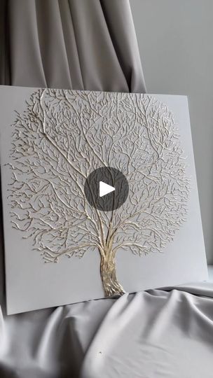 Interior Artist, Textured Paste, Tree Textures, Golden Tree, Gold Tree, 3d Painting, Painting Artist, Process Art, Australian Artists