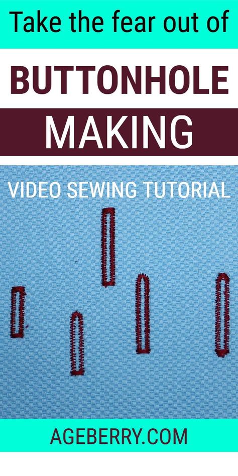 Buttonholes Sewing, Diy Buttonholes, Computerized Sewing Machine, Sewing Dress, Sewing Projects Clothes, Sewing Elastic, Sewing Tutorials Clothes, Sewing Stitches, Button Hole