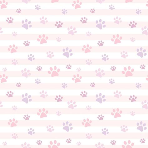 Puppycore Background, Cutecore Pattern, Cute Pets Wallpaper, Cute Cat Background, Cute Core Wallpaper, Paw Print Wallpaper, Kawaii Patterns, Roblox Design, Paw Print Background