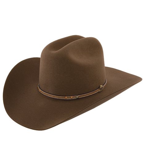 Stetson Cowboy Hats, Brown Cowboy Hat, Country Hats, Mexican Hat, Felt Cowboy Hats, Stetson Hat, Looks Country, Cowboy Outfits, Brown Hats