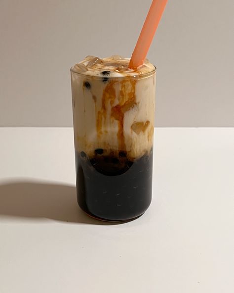 #bubbletea #brownsugar #milktea #boba #aesthetic Brown Sugar Milk Tea, Boba Aesthetic, Brown Sugar Milk, Boba Milk, Bubble Tea, Milk Tea, Drink Recipes, Brown Sugar, Milk