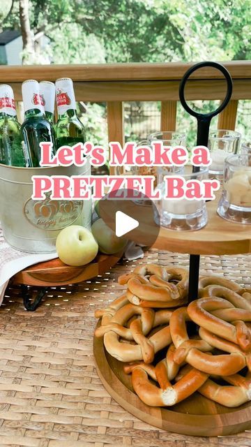 Ashley Temple on Instagram: "Comment PRETZEL BAR for all of the supplies! 

Love a good pretzel and dip. How cute are these cups. This display would be perfect for game day 🏈

#footballseason #tailgate #tailgateparty #gamedayfood #partyideas #gamedayoutfit" Pretzel Charcuterie Board, Pretzel Bar, Pretzel Bars, Charcuterie Ideas, Tailgate Party, Game Day Food, Gameday Outfit, Football Season, Be Perfect