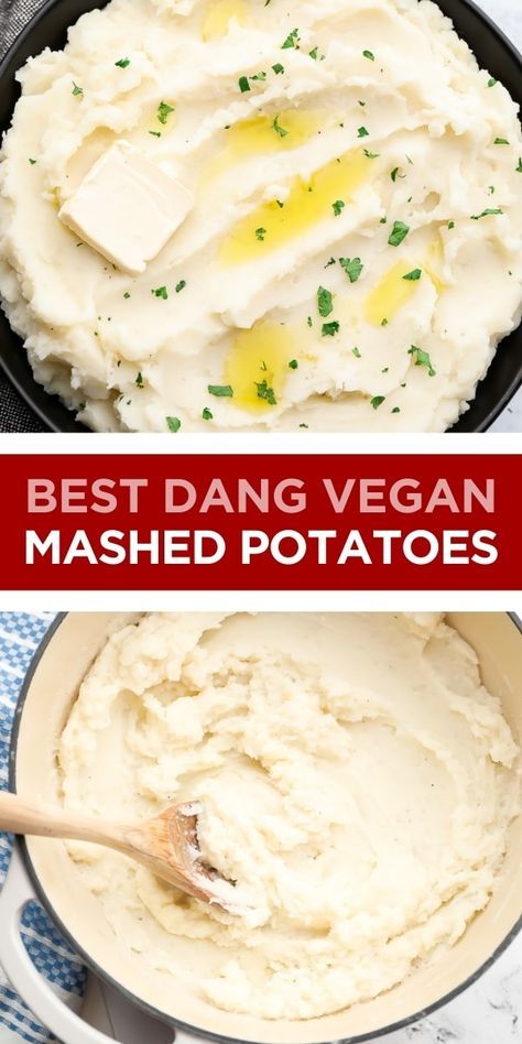 Vegan Mashed Potatoes Recipe, Dairy Free Mashed Potatoes, Vegan Scalloped Potatoes, Nora Cooks, Vegan Mashed Potatoes, Fluffy Mashed Potatoes, Mashed Potatoes Recipe, Thanksgiving 2022, Vegan Thanksgiving Recipes