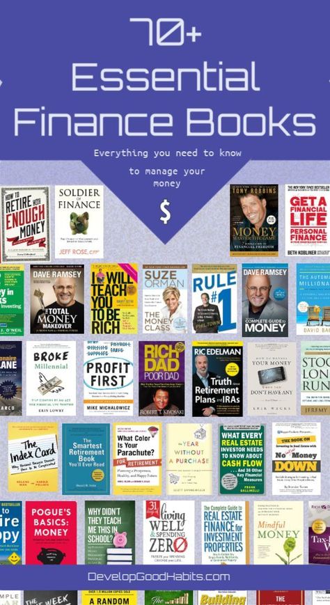 See the best finance books. Separated into multiple finance categories: Investment. Personal finance. Retirement. Real estate investing. Frugal living. Knowledge is power and when dealing your money, you will want all the financial firepower you can get. #finance #financialplanning #personalfinance #books #bestbooks #mustread #nonfiction #booklists #financebooks #manageyourmoney #debtfree Finance Categories, Financial Books, Entrepreneur Books, Amigurumi For Beginners, Investing Books, Personal Finance Books, Self Development Books, Money Book, Books For Self Improvement