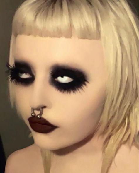 Goth Eye Makeup, Funky Makeup, Punk Makeup, Kei Visual, Alt Makeup, Swag Makeup, Dope Makeup, Edgy Makeup, Goth Makeup