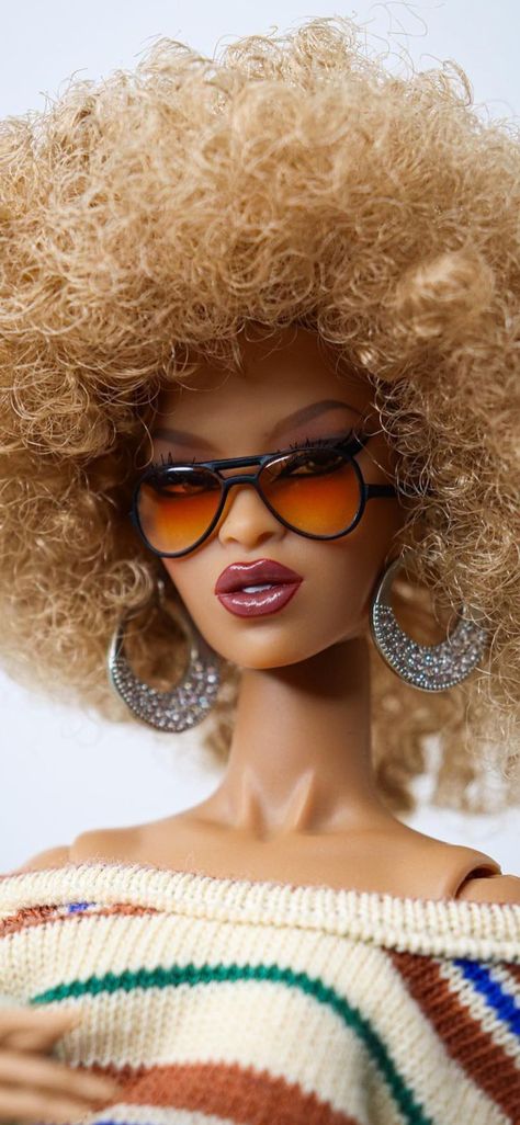 Afro Barbie, Afro Ponytail, Afro Puff, Dolls