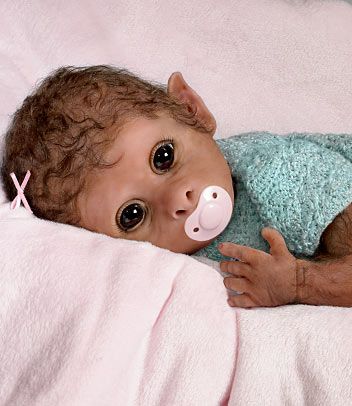 Baby Orangutan, Monkey Doll, Ashton Drake, Fantasy Doll, Mermaid Dolls, Toddler Dolls, Baby Monkey, Reborn Baby Dolls, Child Doll