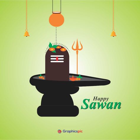 GPG747 Happy Sawan Happy Sawan Images, Shiva Background, Sawan Shivratri, Happy Sawan, Green And Black Background, Insta Profile, Indian Festival, Happy Navratri, Folk Dance