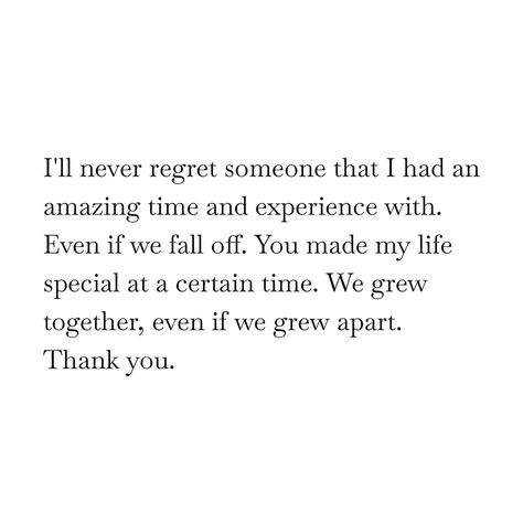 Good Person Quotes, Regret Quotes, Growing Apart, Tumblr Image, Never Regret, Tumblr Quotes, Social Networking Sites, Facebook Image, Mind Body Soul