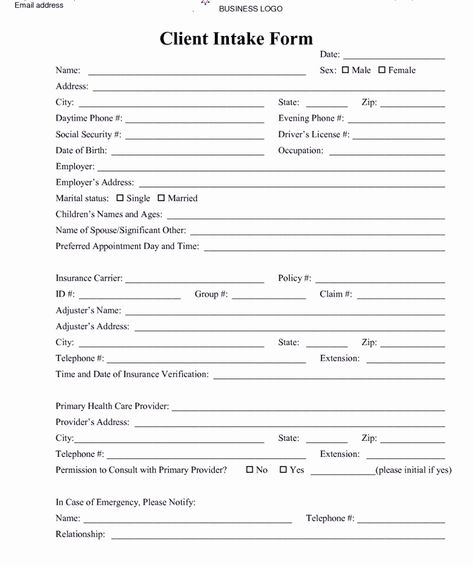 Patient Intake form Template Best Of Free Patient Intake form Template – Radiofama Client Intake Form Business, Return To Work Form, Massage Intake Forms, Client Intake Form, Intake Form, Questionnaire Template, Survey Template, Order Form Template, Dress Ankara