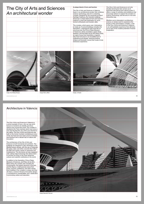 A4 landscape template with modular grid system showing Indesign Layout Inspiration, Typography Examples, Interior Design Portfolio Layout, Arts And Science, Indesign Layout, Architecture Portfolio Layout, Magazine Layout Inspiration, Presentation Boards, 포트폴리오 레이아웃