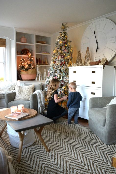 Christmas Tree Decor- in our Small Family Room