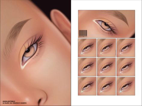 Sims4 Cc Highlighter, Sims 4 Inner Corner Highlight, Highlighter Cc Sims 4, Sims 4 Cosmetics Cc, Sims 4 Eye Highlights Cc, Sims4 Highlighter, Sims 4 Contour And Highlight, Sims 4 Highlighter Cc, Ts4 Highlighter