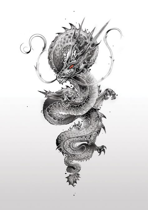 Si Scott, Dragon Tattoo Drawing, Asian Dragon Tattoo, Dragon Tattoos For Men, Dragon Sleeve, Dragon Tattoo Art, Chinese Dragon Tattoos, Dragon Sleeve Tattoos, Japanese Dragon Tattoos