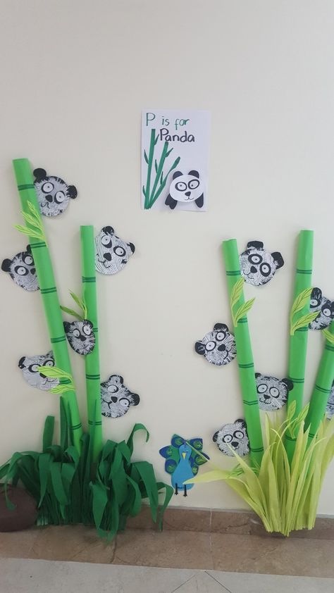 Japan Classroom, Panda Classroom, Panda Room, Panda Theme, Panda Decorations, Monthly Activities, Panda Birthday, Preschool Classroom Decor, Classroom Board