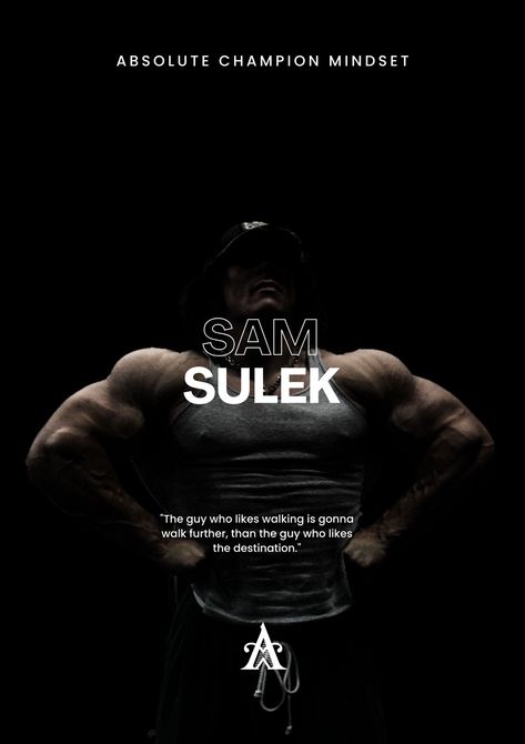 "The guy who likes walking is gonna walk further, than the guy who likes the destination." - Sam Sulek Follow us for more daily quotes and inspirational videos @absolutechampionmindset #samsulek #gym #motivationalquote #dailyquotes #motivation #inspiration #success #quote #quotes #motivationalquotes #dailymotivation #lifemotivation Sam Sulek Wallpaper, Gym Artwork, Sam Sulek, Best Gym Quotes, Noxus League Of Legends, Anime Dp, Athletic Physique, Bra Storage, Gym Wallpaper