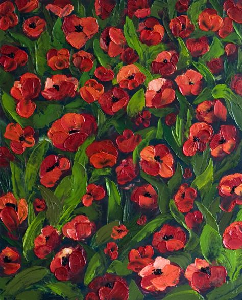 Melissa Mckinnon, Aspen Trees Painting, Poppy Flower Painting, Studio Sign, Colourful Paintings, Canadian Prairies, Birch Tree Painting, Red Painting, Poppy Art