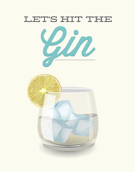 Gin Tonic Quotes, Gym Puns, Gin Poster, Pun Art, Drink Gin, Poster Yellow, Home Binder, Funny Fruit, Gin Bar