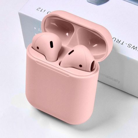 Pink Airpods, Coffee Phone Case, Pink Headphones, Apple Earphones, R Pod, Tv Unit Furniture Design, Real Baby Dolls, Pink Music, Airpod Cases