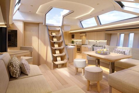 Oyster 595 | Bluewater Ocean Cruiser | Oyster Yachts Wood Boat Interior, Yacht Decor Boat Interior, Oyster Yachts, Yacht Interior Decor, Sailing Yacht Interior, Float House, Cabin Cruiser Boat, Luxury Yacht Interior, Boat Interior Design