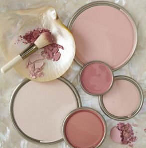 Design Inspiration ~ Blush Color Love Blush Bathroom, Blush Pink Paint, Blush Curtains, Picking Paint Colors, Interior Paint Colors Schemes, Paint Themes, Spa Like Bathroom, Paint Color Schemes, Pallet Painting