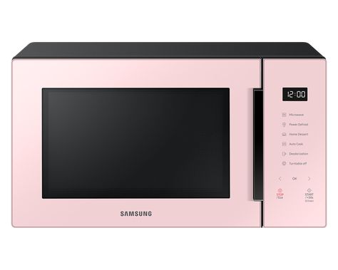 Microwave Oven with Home Dessert 30L (Pink) | Samsung SG Cool Microwave, Microwave Alternative, Samsung Fridge Pink, Cute Microwave, Microwave Pink, Pink Refrigerator Samsung Us, Pink Microwave, Pink Oven, Pink Refrigerator