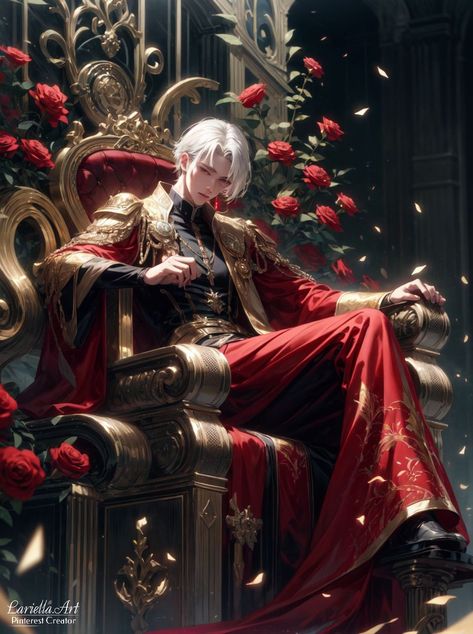 Fantasy Queen On Throne, King On The Throne Art, Anime King Throne, Anime Sitting On Throne, Sitting On Throne Reference Drawing, Character Sitting On Throne, Person Sitting On Throne Reference, Queen On Throne Art, Person On Throne