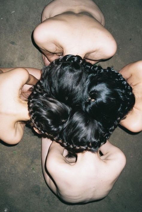 Ren Hang, Robert Mapplethorpe, Crown Braid, Jolie Photo, Photo Inspiration, Fedora, Black Hair, Photo Art, Hair Hair