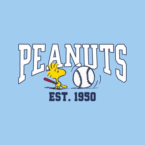 Peanuts Woodstock Playing Baseball Est 1950 Womens T-ShirtHeavy cotton classic fit adult Gildan t-shirt with taped neck and shoulders, pre-shrunk jersey knit and quarter-turned to eliminate creases. Fabric - 100% Cotton (Heather Grey, 90% cotton 10% polyester)Weight - White 175gsm, Colours 185gsmWashing Instructions - Machine wash low 30°. Do not bleach. Tumble dry low. Do not iron print area. Do not dry clean. Officially licensed Peanuts product, in collaboration with All+Every. Fast dispatch s Peanuts Baseball, 1950 Men, Peanuts Shirts, Easy Sketches For Beginners, Snoopy Tshirt Design, Snoopy Tshirts, Snoopy Graphic Tee, Gifts For Baseball Lovers, T Shirt Logo Design